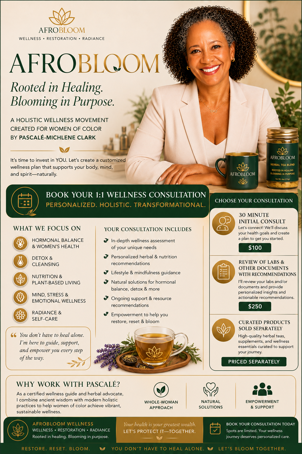 AfroBloom Wellness Consulting| Restore. Nourish. Bloom