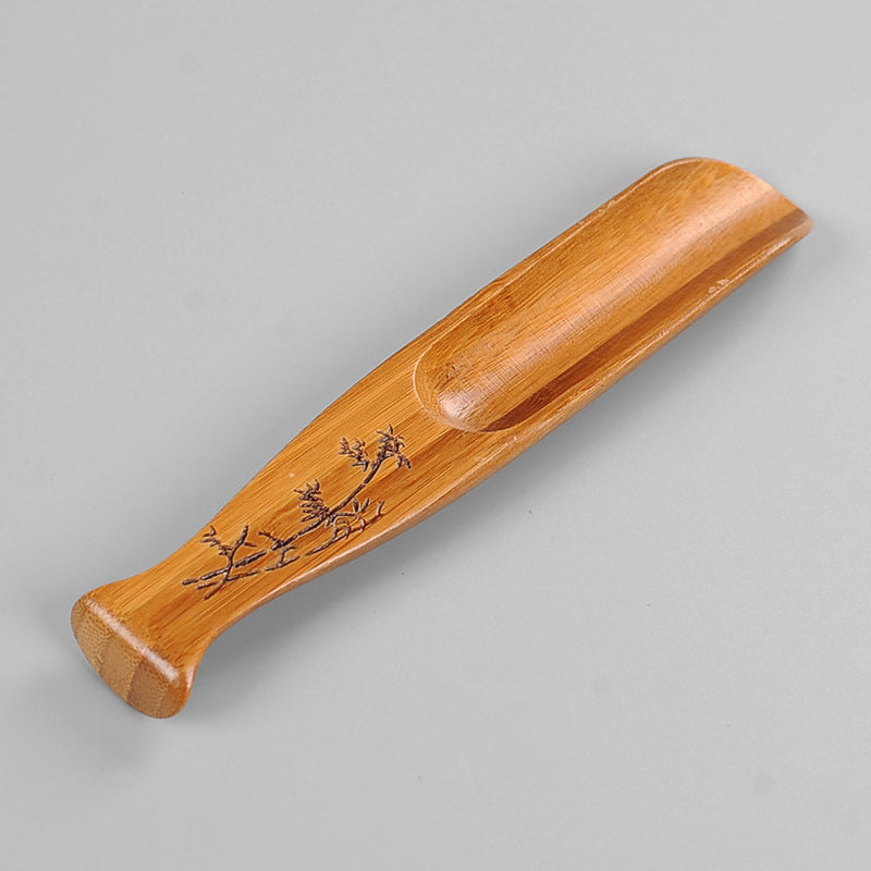 New Fish-Shaped Tea Spoon Bamboo Tea Shovel Tea Set