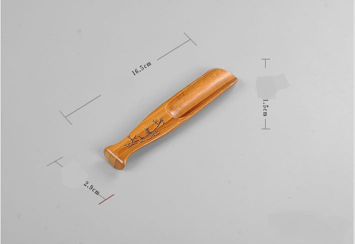 New Fish-Shaped Tea Spoon Bamboo Tea Shovel Tea Set